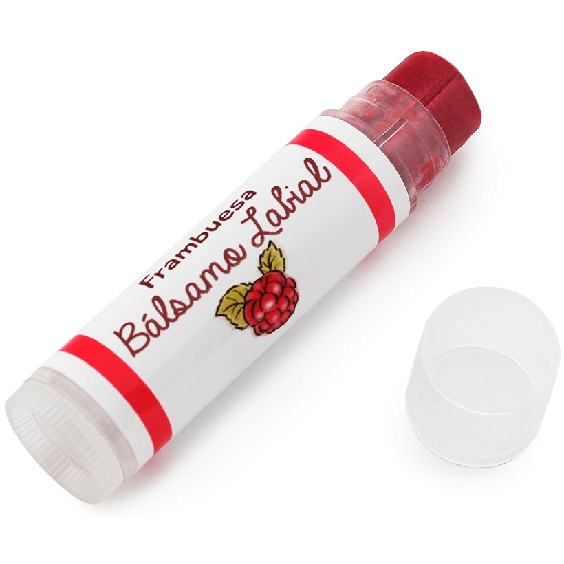 Raspberry lipstick labels