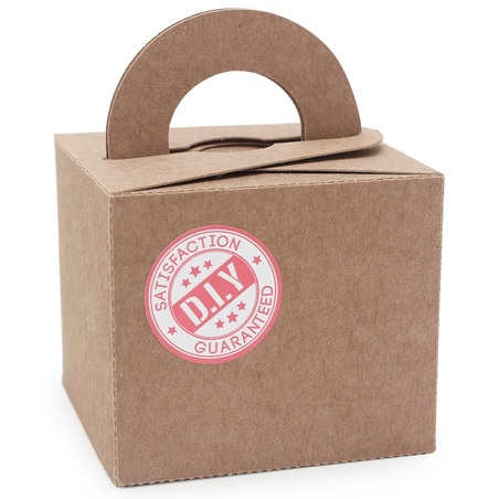 Pegatinas Satisfacción garantizada DIY para packaging
