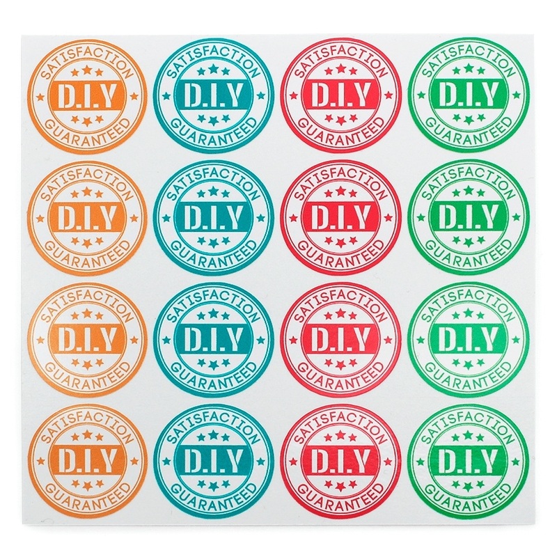 Pegatinas Satisfacción garantizada DIY