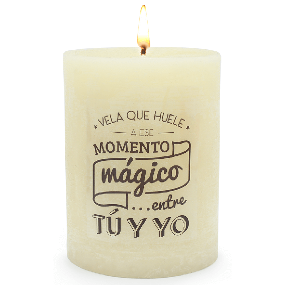 Candle stickers that smell like magic moment
