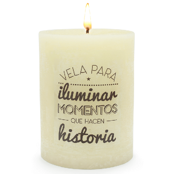 Pegatinas vela para iluminar momentos que hacen historia