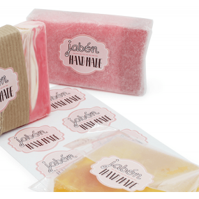 Hand made soap stickers Hand made soap stickers