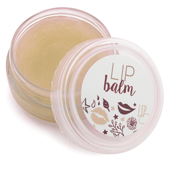 Lip balm stickers