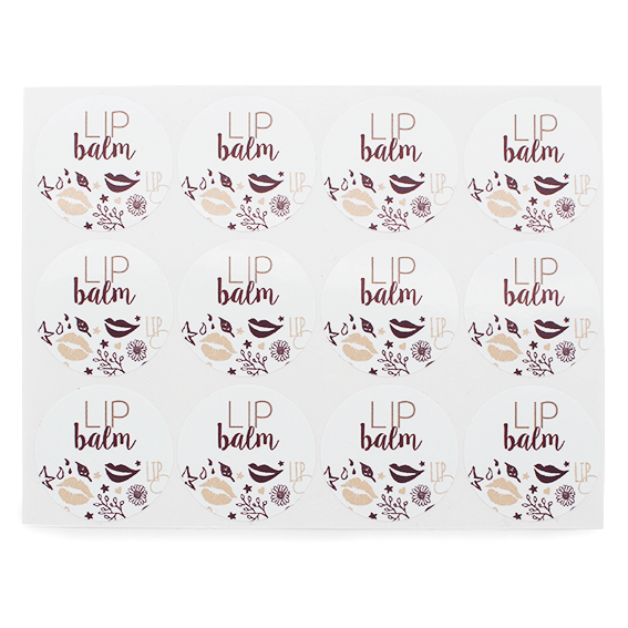 Buy lip balm coconut stickers