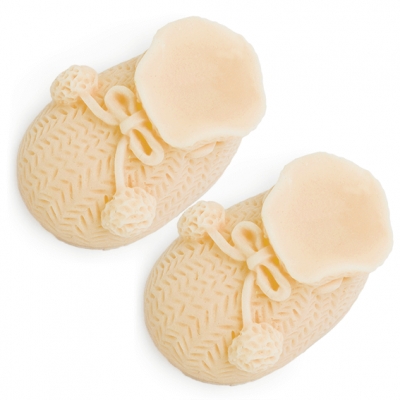 Mold soap baby shoes