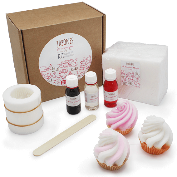 All-inclusive meringue soaps kit