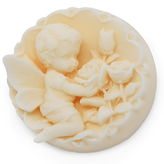 Molde pastilla de jabón angelito