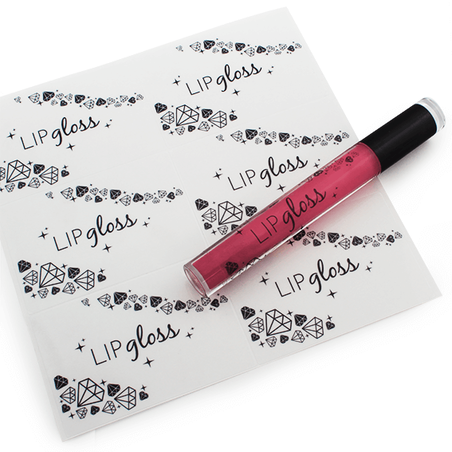 Etiquetas adhesivas para lip gloss