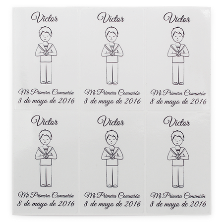 Personalized Child Communion Stickers