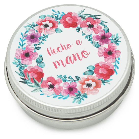 Handmade floral labels