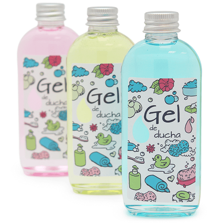 Pegatinas para gel de baño