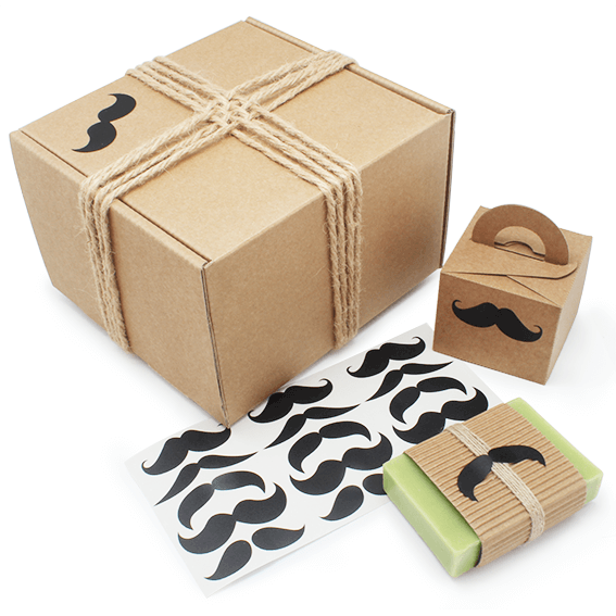 Mustache stickers