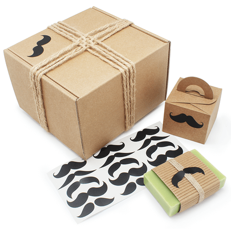 Mustache stickers