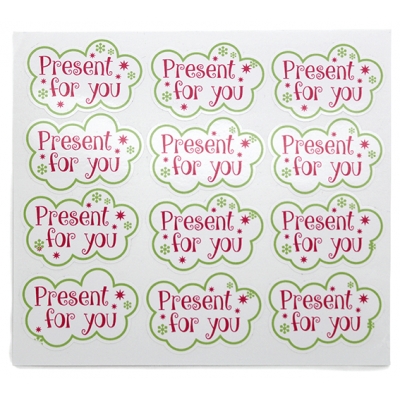 Stickers to decorate gifts