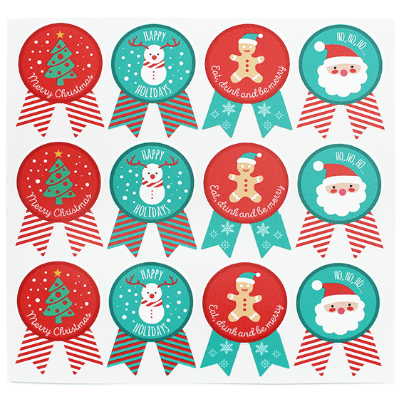 Santa Claus stickers