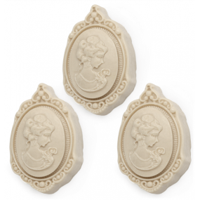 Skalica cameo mold for 3 soaps