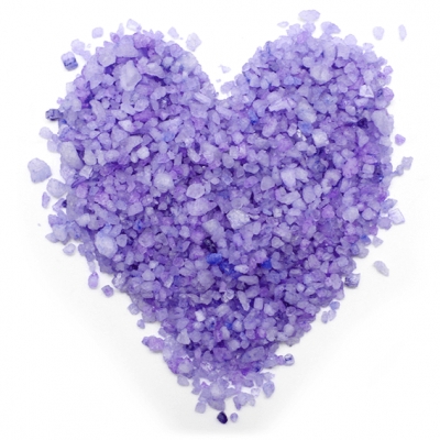 Sales aromaticas de lavanda