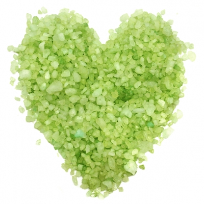 Scented salts of green apple