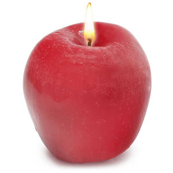 Apple mold for candles