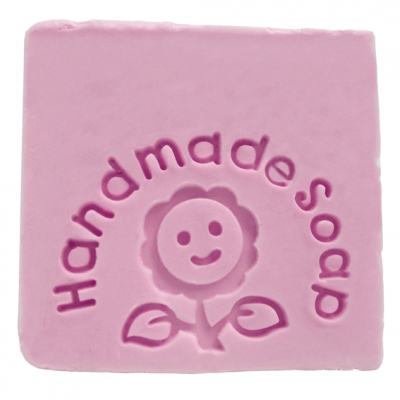 Handmade soap floral stamp