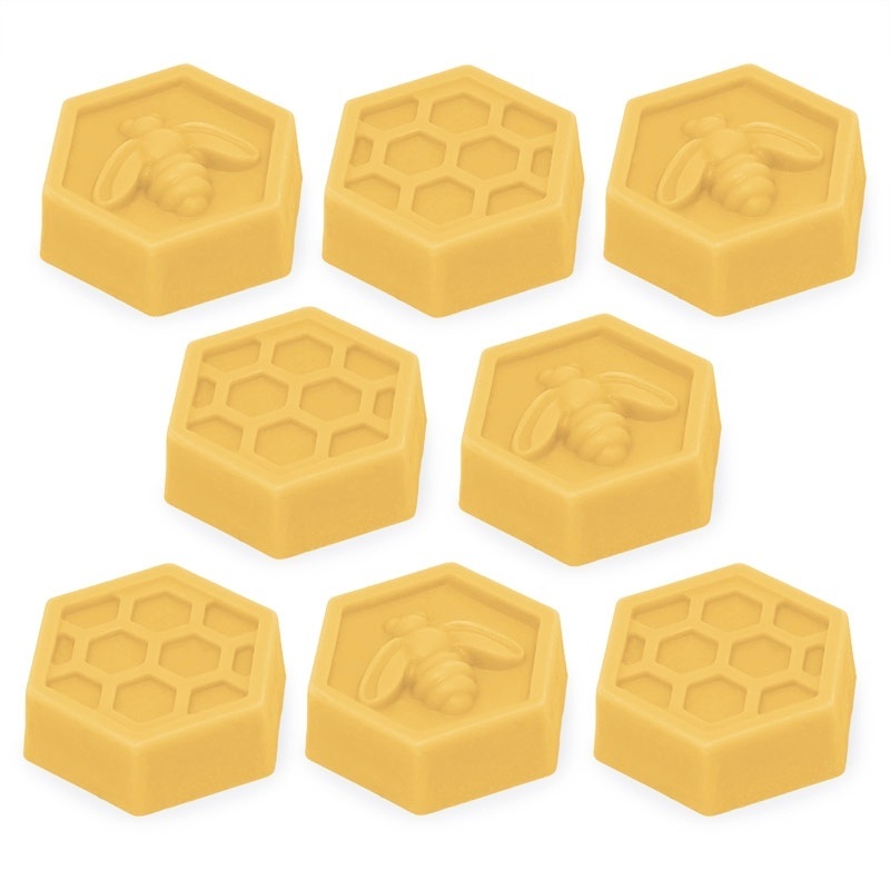 Molde hexagonal de silicona