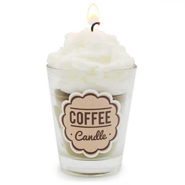 Homemade coffee candles