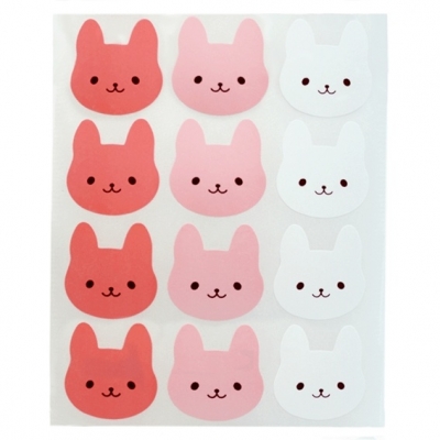 Stickers 12 bunnies