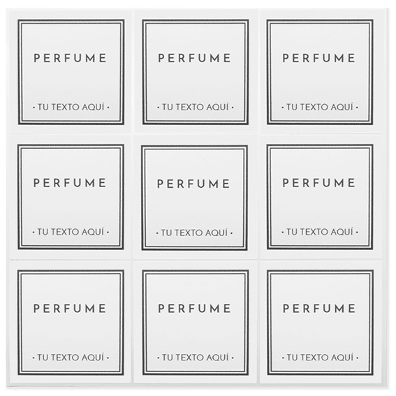 Stickers for perfumes