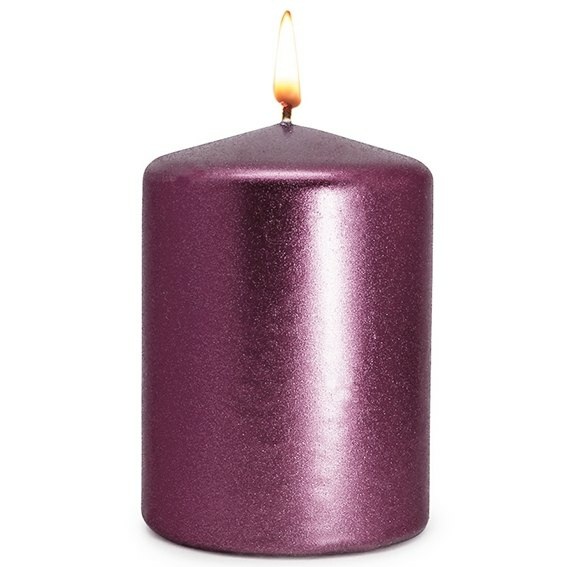 Varnish candles purple