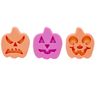 Halloween pumpkins 3 cavities