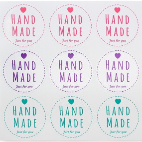 Hand made gift stickers Hand made gift stickers