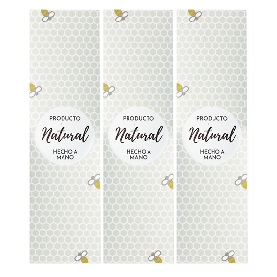 Wax candle stickers