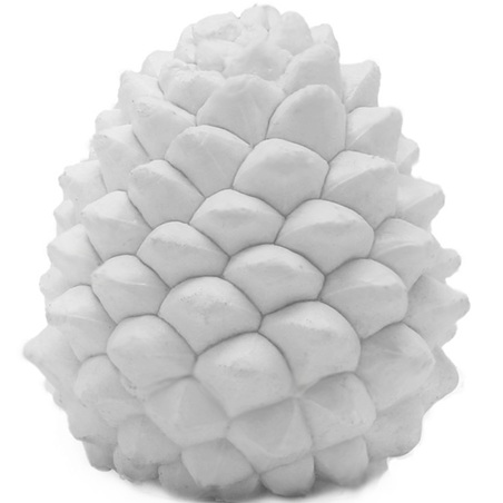 Molde vela navidad piña