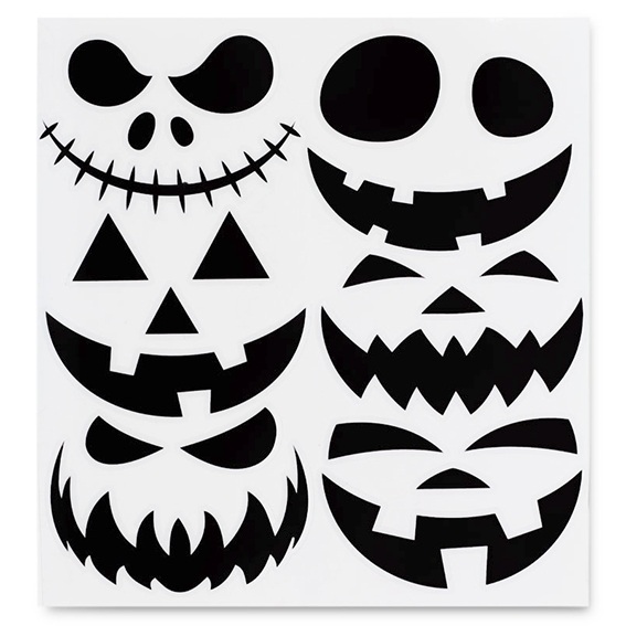 Caras para calabaza Halloween