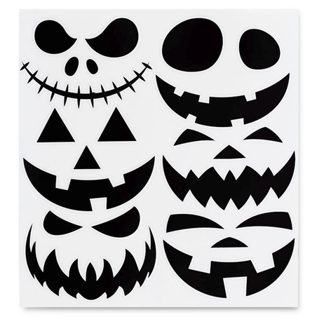Halloween pumpkin faces