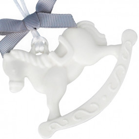 Molde ceramica perfumada caballito para colgar