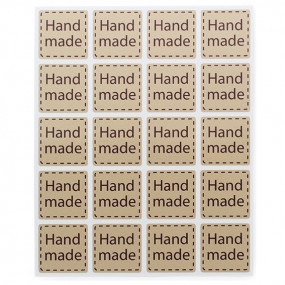 Square hand made stickers Square hand made stickers