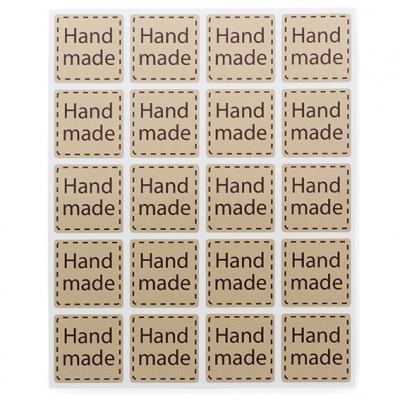 Square stickers Hand Made