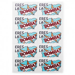 Stickers pop art eres la bomba Stickers pop art eres la bomba