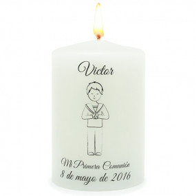 Personalized girl-boy communion stickers