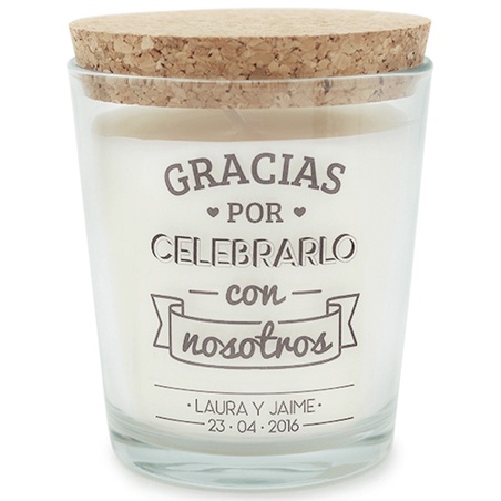 Pegatinas gracias por celebrarlo con nosotros para packaging