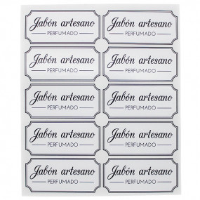 Stickers jabon artesano perfumado Stickers jabon artesano perfumado