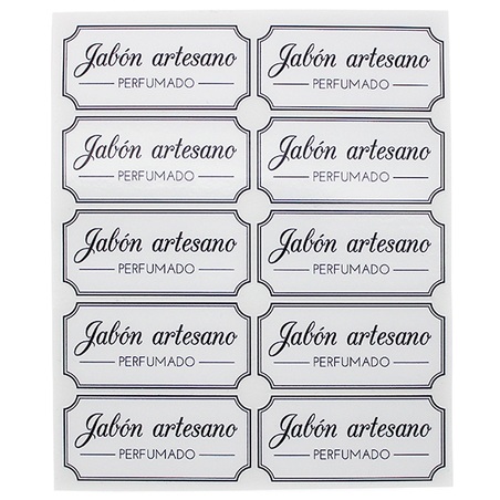 Stickers perfumed artisan soap