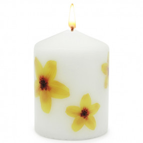 Flower stickers for decoupage