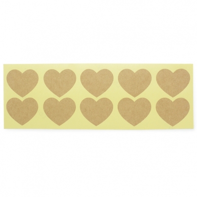 Pegatinas corazones craft