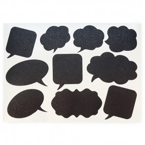 Stickers de pizarra bocadillo Stickers de pizarra bocadillo