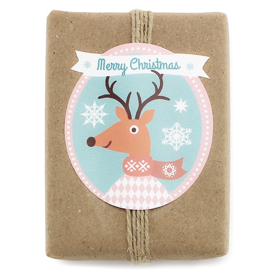 Christmas reindeer stickers