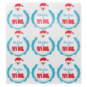 Christmas stickers made by Santa Claus