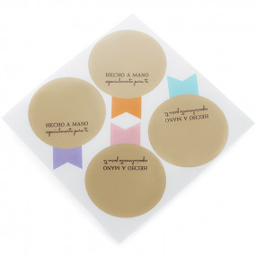 Sachet closure stickers Sachet closure stickers