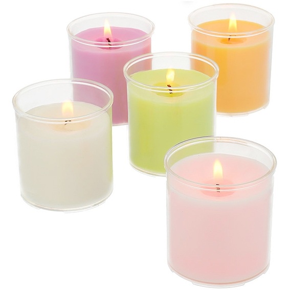 Polycarbonate candle cup